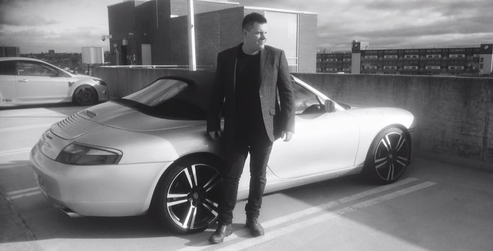 Andrew McQueen London Furniture Designer with Porche